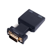 컴스 HDMI 컨버터 VGA to HDMI 오디오 지원, BS098