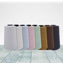 자연재봉사 미싱실 재봉실 30수3합(2 500M), 골드브라운