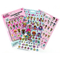 엘오엘 서프라이즈 스티커 4장 300매 세트 유럽 미국 판매용, 1세트, 08.LOL스티커북