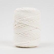 쎄비 마크라메 면 로프실 450g 4mm x 100m, 1 백아이보리