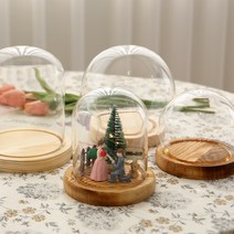 유리돔 무드등 매립형 (DIY 무드등 꾸미기), 일반형 - 12x15(매립형), 받침 다크