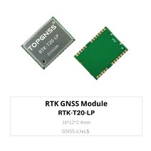 2pcs RTK 모듈 소형 RTK-T20LP L1 + L5 GNSS GPS GNSS 고정밀 포지셔닝 모듈 주파수 TOPGNSS 지원, 한개옵션0
