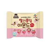 CJ 아이누리 딸기퐁당아몬드 (10G X 40입) 1봉지