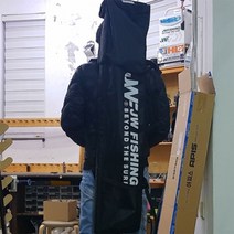 JWF 로드백 로드케이스 원투낚시대가방 길이조절 피싱백 서프백 원투케이스 원투가방, 브라운