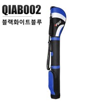 PGM 남녀 경량 실용 휴대용 6-7개 하프백 골프백, QIAB002블랙화이트블루