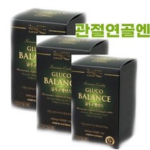 손가락관절통증 무릎연골재생 류마티스관절염 퇴행성관절염 영양제 글루코밸런스 3개월분, 3팩 180정 3개월분 5700mg