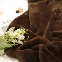 털원단 페이크퍼 에코퍼 밍크 극세사 54컬러, 브라운