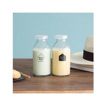 서울우유 밀크홀 유리병 (330ml) 2type, 밀크홀(네거티브)