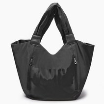 기타 여성 캐주얼 에코백 프린팅 숄더백 A589 (블랙