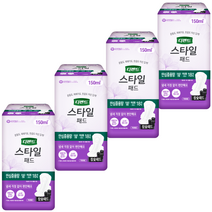 디펜드 스타일 패드 여자 여성 성인용 성인 청소년 생리대 생리 요실금 기저귀 소변 패드, 디펜드스타일패드참숯 안심중용량18개입 x 4팩