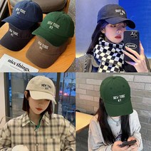 데일리 로고 여름 캐쥬얼 모자 엔와이뉴욕볼캡 캡모자
