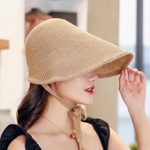 아토즈 밀짚벙거지 챙넓은모자 가볍고 시원한 착용감 넓은챙 햇빛차단 여름모자 coro3103