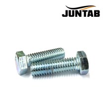 철 육각볼트 백색 인치 삼부 연부 고부 1/4 3/8 1/2 5/8, 5/8인치, 6인치(150mm), 1개