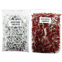 펜홀단자 1000개 1봉 0.75 1.5 핀홀 E007508 CE015010, 1.5(적색)