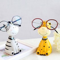 동물 캐릭터 안경 걸이 선글라스 받침대 집안 사무실 인테리어 홀더 거치대, 얼룩말, 1개