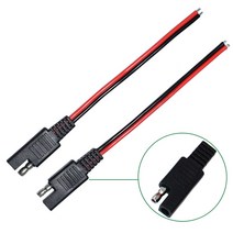 자동차용품싸게파는곳 문콕 SAE-SAE 출력 케이블 18AWG 15CM 2 개 SAE 전원 커넥터 연장 핀 빠른 단일 플, 한개옵션0