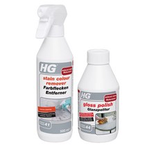 HG 대리석 청소 광택제 2종세트 대리석 오염 얼룩제거 광택 클리너, 2개