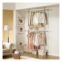 [왕자행거] 왕자 프리미엄우드2단행거, 상세 설명 참조