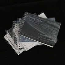 엠플래닛 가로형 일기 꾸미기 6개월 다이어리 개월플래너 스프링문구 W9C34BA, Black