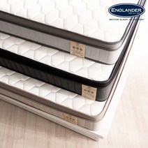 잉글랜더 Sweet Slumber 스탠다드스프링 필로우탑 매트리스 Q, 다크그레이