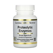 CGN 캘리포니아골드뉴트리션 단백질 분해 효소 90정 엔자임 베지 캡슐 Proteolytic Enzymes 브로멜라인 파파인 루틴 프로테아제 아밀라아제 리파아제