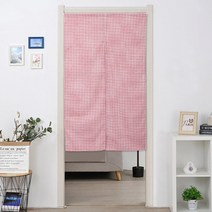 모기장 방충망 컨테이너 송화가루 북유럽 스타일 홈 리넨 코튼 도어 커튼 주방 욕실 커튼, 1, 90x180cm
