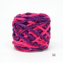 자이언트얀 뜨개질 98±3g(45야드) 6mm 폭 100 아크릴 혼방 셔닐 얼음 원사 손 필링 방지 정전기 방지 친환경., 32