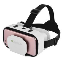 스팀 VR 게임 기기 컴퓨터 스마트글라스 미니 vr 3d 안경 가상 현실 안경 vr 헤드셋, 블랙156 101 88mm