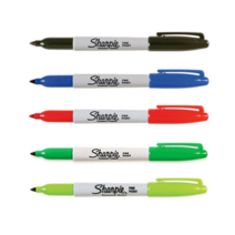 [SHARPIE] FINE TIP/ 샤피 파인 12색 낱색, GREEN