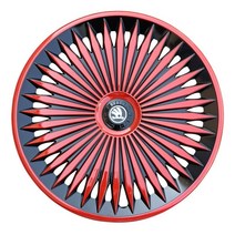 자동차 휠커버 14 15 인치 4개 세트 나홀자산다휠캡 와이어캡 커스텀 튜닝 악세사리, 12.14인치