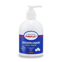 퓨어플러스 스웨덴 리퀴드 에그팩 300ml 클렌징폼 팩겸용 액상비누, 스웨덴리퀴드에그팩 300ml