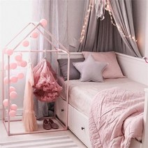 쁘띠메종 하우스 키즈행거 옷장 핑크 L사이즈, one color/free