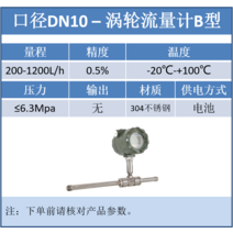 FLOWMETER 소방유량계 미터 부유식 분리형 조립식 나사식 스레드 게이지 차압면적식, 구경: DN10