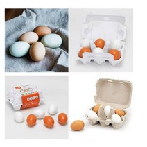 3살 영유아 귀여운 모양 모형계란 6종 유치원장난감 어린이주방 창의력개발