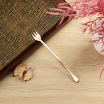 순수담 명인 명장 전통 방짜유기 티포크, 없음