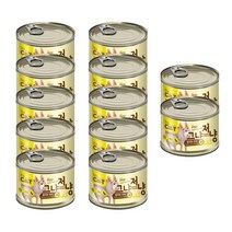 바이캣 고양이 그냥저냥캔 50g 6종, 12개, 참치와 치어