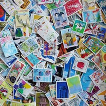 일본 우표 100 pcs 우편 등록된 편지 오래된 우표 사용된 우표를 반복하지 않습니다