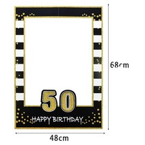 포토부스대여 11830405060th 21st 프레임 사진 부스 소품 생일 촬영보조용품, b04-1개, b04-1개