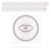제시 반영구화장 입술 디자인 스티커 정확하고 아름다운 입술 디자인, 1세트 50매입