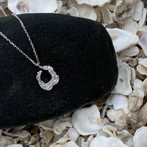 실버 윤슬 잔물결 펜던트 펜던트 목걸이