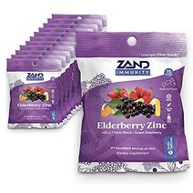 ZAND 엘더베리 66mg 비건 사탕 15개 12팩 총 180개, 15개(12개들이)