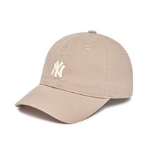 엠엘비 MLB 공용 모자 야구모 밴드 필더 볼캡 NY 베이지