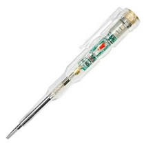 유도 전기 테스터 펜 스크루 드라이버 프로브 조명 전압 감지기 AC/DC 70-250V 테스트 라인, 01 1pcs