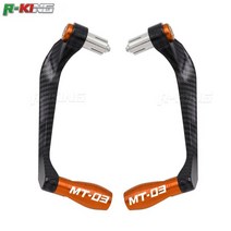 오토바이 감성튜닝 부품 YAMAHA MT-03 MT03 MT 03 범용 78 22mm 핸들 바 그립 가드 브레이크 클러치 레버 핸들 바 가드 프로텍터, B 오렌지, 1개