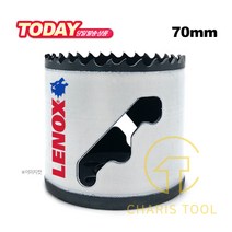 레녹스 바이메탈 홀쏘 70mm (3004444L) 홀커터 홀컷터 홀캇타 목공용 철공용 T3홀쏘 LENOX USA 카리스툴, 단품