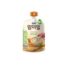 맘마밀 안심이유식 가리비와 두부(12개월) 100g, 1팩, 녹황채소와 소고기