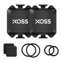 XOSS X1 자전거 케이던스 센서 속도 속도계 ANT+ 블루투스 40 무선 사이클 컴퓨터 2팩, 2