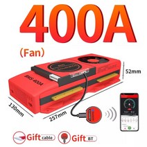 대용량 보조배터리 파워뱅크 스마트 BMS 4s Lifepo4 블루투스 Lipo 4S ~ 24S 80A 250A USB UART 태양광 시스템 저장 배터리, 118.Li-ion 13S 48V BT - 400A-F