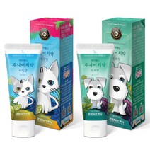 제니튼 닥터제니 주니어치약 초등학생용 4 SET + 15g 미니치약 증정, 라임 3개 + 민트 1개