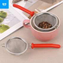 힘찬쇼핑_ 촘촘한 거름망으로 깔끔하게 찻잎을 걸러주는 강한 스테인리스 재질 차 거름망, 1개